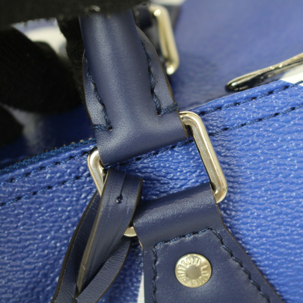 Louis Vuitton Speedy Bandouliere 30 Boston Bag Blue - Picture 12 of 16